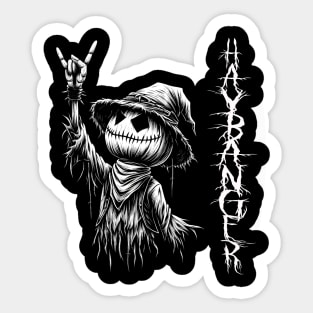 Spooky and Metalhead Scarecrow Sticker